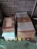 TRADE PALLET TO CONTAIN 9x BRAND NEW PACKS OF TILES IN 2 DESIGNS (0,3,1)