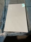 TRADE PALLET TO CONTAIN 72x BRAND NEW PACKS OF WAVY WHITE WALL TILES 25 x 40CM (12 PER PACK GIVING A