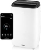Princess Mobile Air Conditioner, 9000 BTU, Smart and Voice Control, 2,6 kW, Easy Steer Wheels,