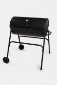 Boxed Barrel Charcoal BBQ - Black (LOC: SR5(1.1)-SK14)