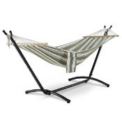 Boxed Hammock with Stand, Freestanding 1 Person Hammock with Adjustable Frame, Travel Bag for