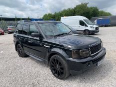 NK56 OLT  LAND ROVER RANGEROVER SPT TDV6 HSE A 1 X KEY LOGBOOK ALLOY WHEELS LEATHER SEATS CENTRAL