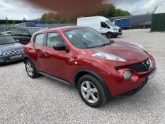 LL62 FWM NISSAN JUKE VISIA DCI 1 X KEY LOGBOOK ALLOY WHEELS 6 SPEED FABRIC SEATS CD PLAYER AIR