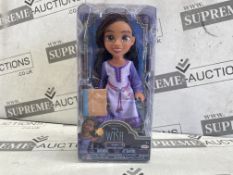 PALLET TO CONTAIN 896 X BRAND NEW DISNEY ASHA WISH COLLECTABLE DOLLS (LOC: 42.23-aa8562)