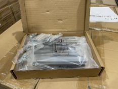 15 X BRAND NEW PACKS OF 10 EURO BAR CABINET HANDLES FLAT BLACK 5.38 INCH (LOC: 18.9-AA219)