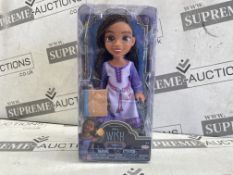 PALLET TO CONTAIN 896 X BRAND NEW DISNEY ASHA WISH COLLECTABLE DOLLS (LOC: 42.1-aa8560)