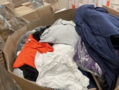 100 Piece Mixed Workwear lot, to include various brands/sizes of work clothing. T-shirts,