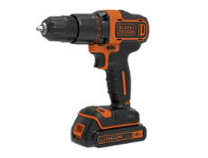 Black & Decker 18V Combi Drill 1 x 1.5Ah RRP £49.98 , Hammer action for drilling into masonry and