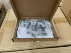 14 X BRAND NEW PACKS OF 10 T BAR CABINET KNOBS 2 INCH OIL RUBBED BRONZE (LOC: 18.4-AA247)