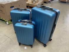 BRAND NEW SET OF 3 KONO PREMIUM LUGGAGE SET INCLUDING 28 INCH, 20 INCH AND 24 INCH LUGGAGE BAGS IN