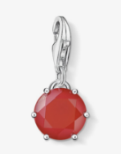 Boxed THOMAS SABO Silver July Red Synthetic Coral Charm, New from the THOMAS SABO Charm Club