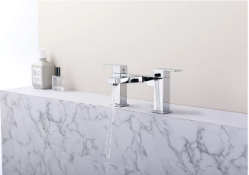 BRAND NEW VURTU Blade Bath Filler, 1/4 Turn, Dual Lever Ceramic Disc, High/ Low Water Pressure,