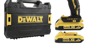 Boxed DeWalt 2 x 2.0AH & Charger, (Case, Batteries and Charger Only) No Drill. (LOC: BAY3CAGE2-