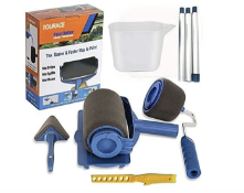 9 x Boxed TOURACE® 9Pcs/Set Paint Roller Kit with Sticks Paint Roller Pro Transform Your Room in