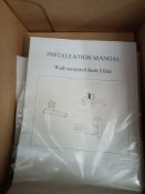 1X BOXED XAVIEYAH WALL MOUNTED BATH TAP , DESIGNED TO BE INSTALLED DIRECTLY INTO THE WALL ABOVE A