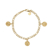 Boxed NOELANI Women's bracelet "Greek Coin 2030650", stainless steel, Say hello to NOELANI's "