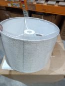4X ASPERN ROUND LAMPSHADE CRM D30 WITH CREAM TEXTURD FAUX LINEN LAMP SHADE WITH 30 DIAMETER ,