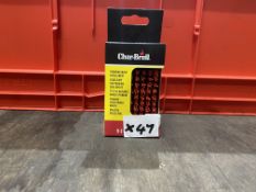 47 X BRAND NEW CHAR-BROIL PREMIUM BRUSH REPLACEMENT (LOC: R33.3-B721)