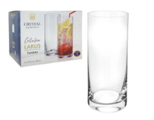 Box to contain 6 x Boxes of CRYSTAL BOHEMIA LARUS TUMBLER KIT 6 PIECES PER INNER BOX, 470ML is a set