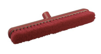 5 x Hillbrush Hygiene B1082 Red 390mm Resin-Set Soft Broom Head, At just 50mm wide, the Hillbrush