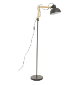 Boxed Orsina Highly Manoeuvrable Black Floor Lamp, Sturdy Design Bedroom Floor Lamp, Contemporary