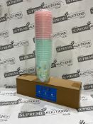 20x BRAND NEW BLUE PANDA PACKS OF 24 PLASTIC FRUIT DRINKING CUPS. (LOC: 33.2-AA1046)