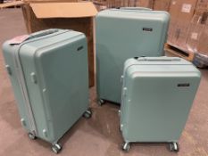 BRAND NEW SET OF 3 KONO PREMIUM LUGGAGE SET INCLUDING 28 INCH, 20 INCH AND 24 INCH LUGGAGE BAGS IN