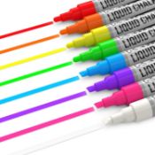 24 x New Boxed Sets of Kassa Liquid Chalk Markers for Blackboards Chalkboard Marker Erases on Glass.