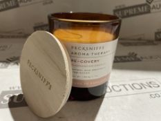 12 X BRAND NEW PECKSNIFFS ENGLAND 198.4G AROMA THERAPY RE-COVERY JUNIPER AND PATCHOULI SCENTED