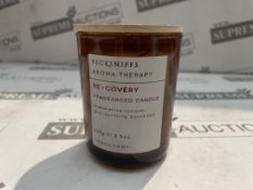 10 X BRAND NEW PECKSNIFFS ENGLAND AROMATHERAPY RE-COVER FRAGRANCED CANDLEE, RESTORATIVE JUNIPER