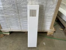 13 X PACKS OF SPC HERINGBONE DRYBACK FLOORING DB005 LIGHT GREY. EACH PACK HAS A COVERAGE OF 2.