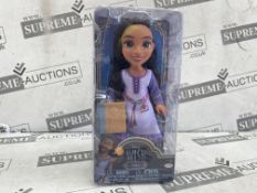 TRADE LOT 100 X BRAND NEW DISNEY ASHA WISH COLLECTABLE DOLLS (LOC: 22.7-aa8554)
