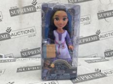 TRADE LOT 100 X BRAND NEW DISNEY ASHA WISH COLLECTABLE DOLLS (LOC: 22.2-aa8555)