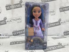 TRADE LOT 100 X BRAND NEW DISNEY ASHA WISH COLLECTABLE DOLLS (LOC: 41.2-aa8553)