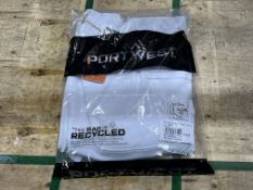 26x BRAND NEW & PACKAGED PORTWEST S233 Womens Stretch Cargo Trousers - WHITE - SIZE 32. (LOC: R49-