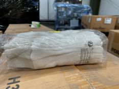 300 X BRAND NEW PAIRS OF PORTWEST WHITE STOCKINETTE KNITWRIST LINER PROFESSIONAL WORK GLOVES (LOC: