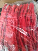 144X PAIRS OF PORTWEST A400 PVC KNITWRIST GLOVES IN RED, SIZE 2XL, ARE DESIGNED FOR DURABILITY AND