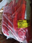 144X PAIRS OF PORTWEST A400 PVC KNITWRIST GLOVE DESIGNED FOR GENERAL HANDLING TASKS IN INDUSTRIAL,