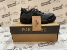 12 X BRAND NEW PAIRS OF PORTWEST TREKKER WORK BOOTS SIZE 5 (LOC: 17.11-AA6435)