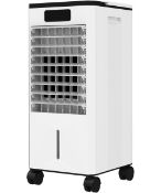 Boxed 7L Portable Air Cooler with Touch & Remote Control – 3-Speed Fan, LED Display, HEPA Filter,