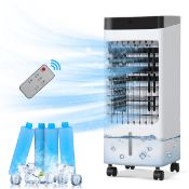 Boxed 4L 3 In 1 Portable Air Cooler Fan Cooling Fan Conditioner Humidifier Remote Control (LOC: