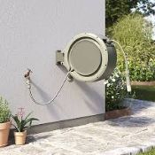 Verve Wall-mounted Manual Hose reel set (L)40m (LOC: SR1.1.1-LE183)