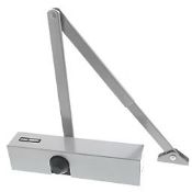 Briton 2003V Fire Rated Overhead Door Closer Silver (LOC: SR3.1.7-LS319)
