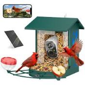 Boxed Smart Bird Feeder Camera with AI Identifies 16,000+ Bird Species (LOC: SR7Left-FP168)
