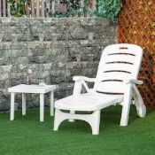 Boxed Outsunny Sun Lounger (LOC: SR7Left-FP165)