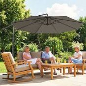 Boxed Outsunny 3 M Garden Cantilever Parasol (LOC: SR7Left-FP193)