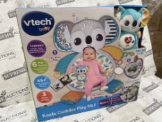 4 X BRAND NEW VTECH BABY KOALA CUDDLES PLAYMATS (LOC: 18.18-aa8306)