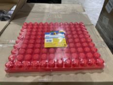56 X BRAND NEW STRICTLY BRIKS 6 X 6 RED BASEPLATES (LOC: 25.18-AA963)