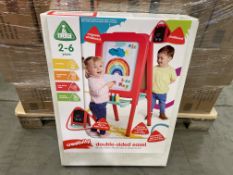 3 X BRAND NEW EARLY LEARNING CENTRE DOUBLE SIDED EASELS RRP £90 EACH (LOC: C1.3-AA7568)