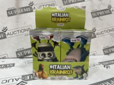 40 X BRAND NEW PACKS OF 36 ASSORTED ITALIAN BRAINROT COLLECTABLE CARDS (LOC: 19.6-AA7655)